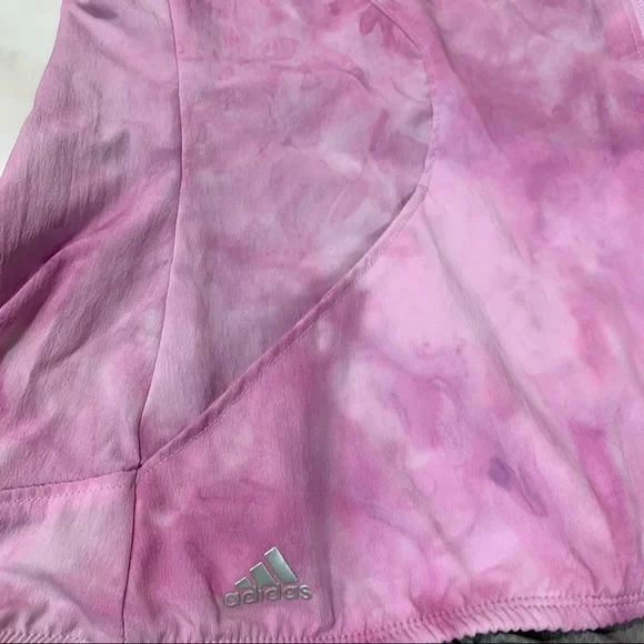 ADIDAS Golf Tie Dye Watercolor Light Bike Run Windbreaker Jacket Gather … - Picture 4 of 10